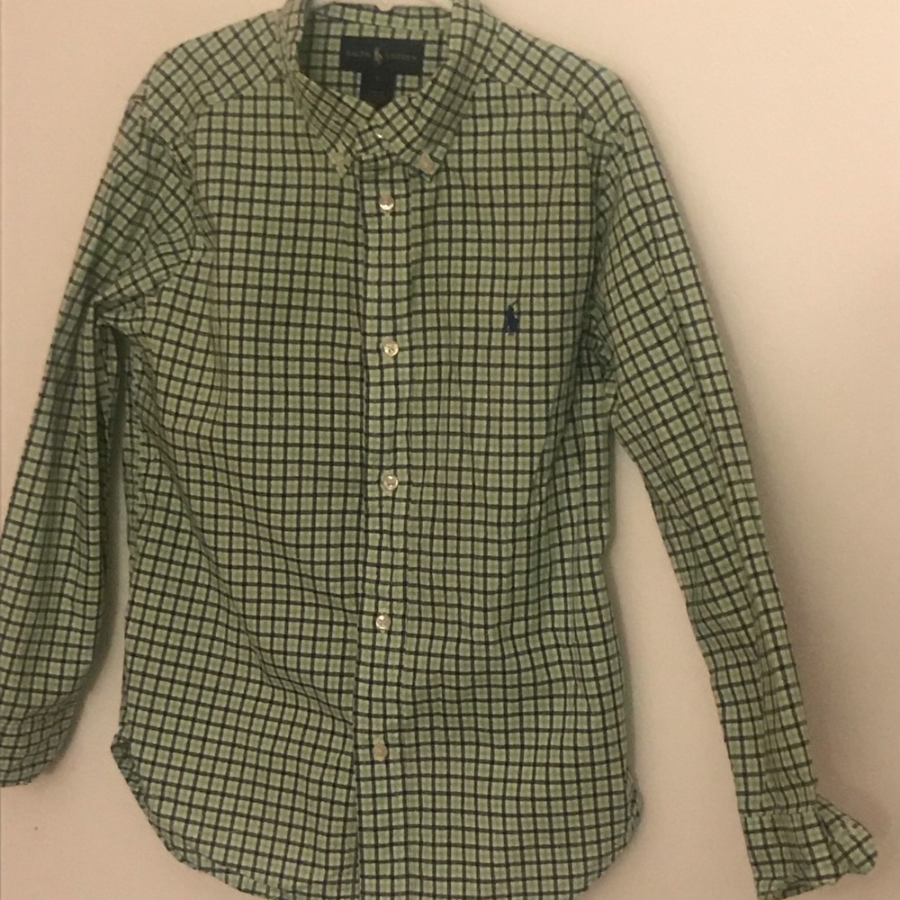 Ralph Lauren Youth boys Size 7 l/s dress shirt